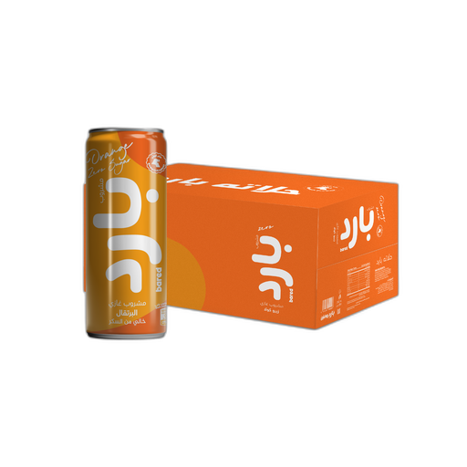 مشروب بارد مشروب غازي البرتقال خالى سكر 250 مل شد 24